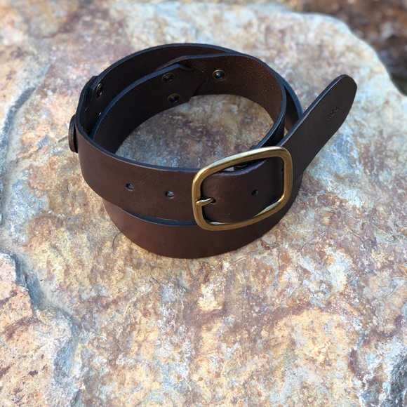 VTG LRL Handcrafted New Leather Belt, Size S